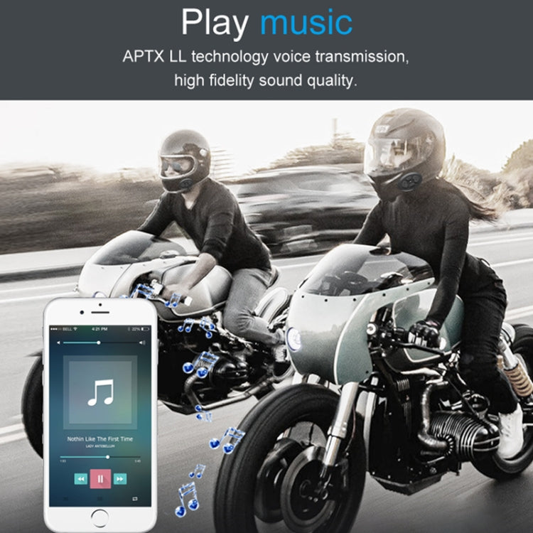 Dier DK12 800m casco Auriculares inalámbricos con Bluetooth 5,0 impermeable doble motocicleta llamada auriculares con función de intercomunicación, DK12