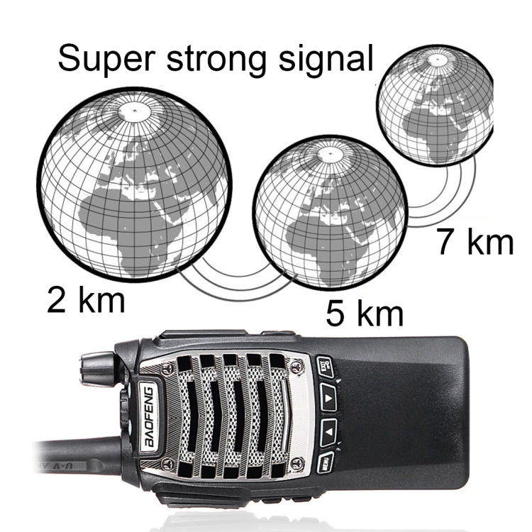 BAOFENG UV-8D Transmisor FM Walkie Talkie de Radio bidireccional con Tecla PTT Dual Profesional de Doble Banda, UV-8D