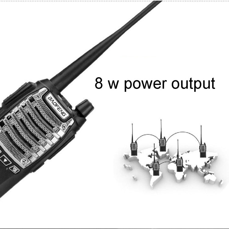 BAOFENG UV-8D Transmisor FM Walkie Talkie de Radio bidireccional con Tecla PTT Dual Profesional de Doble Banda, UV-8D