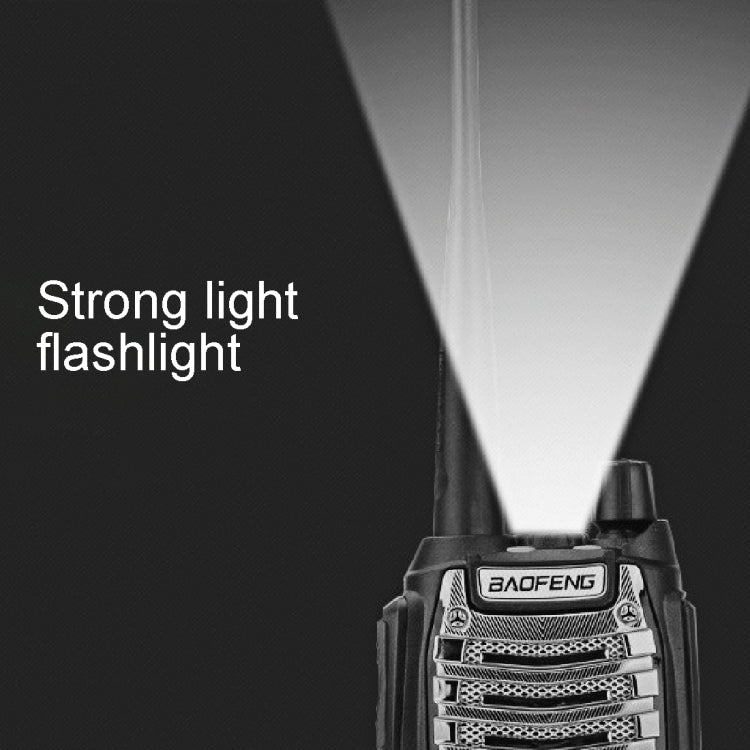 BAOFENG UV-8D Transmisor FM Walkie Talkie de Radio bidireccional con Tecla PTT Dual Profesional de Doble Banda, UV-8D