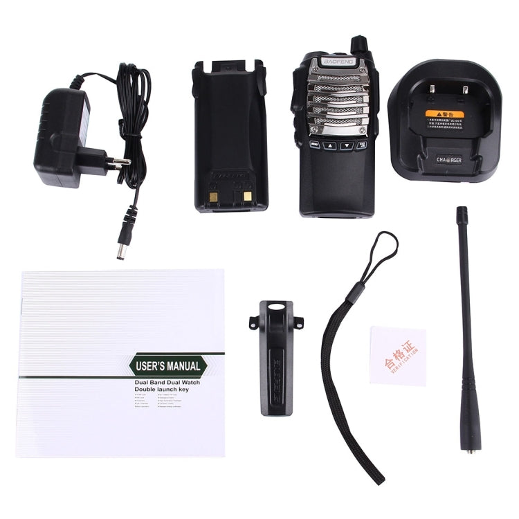 BAOFENG UV-8D Transmisor FM Walkie Talkie de Radio bidireccional con Tecla PTT Dual Profesional de Doble Banda, UV-8D