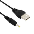 Cable de alimentación USB macho a CC de 2,5 x 0,7 mm, longitud: 120 cm