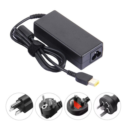 20V 3.25A 65W Big Square (primera generación) Adaptador de corriente para computadora portátil Cargador universal con cable de alimentación, X1 Carbon 2018/2017 & Yoga 2018/2017