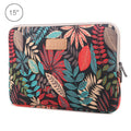 Funda con diseño de hojas coloridas, maletín con cremallera, bolsa de transporte para Macbook, Samsung, Lenovo, Sony, DELL Alienware, CHUWI, ASUS, HP, portátiles de 15,6 pulgadas y menos, 15 inch