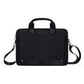 DJ08 Bolsa para portátil resistente al desgaste, impermeable, de tela Oxford para portátiles de 13,3 pulgadas, con asa oculta, barra de sujeción para equipaje y correa ajustable para el hombro, 13.3 inch