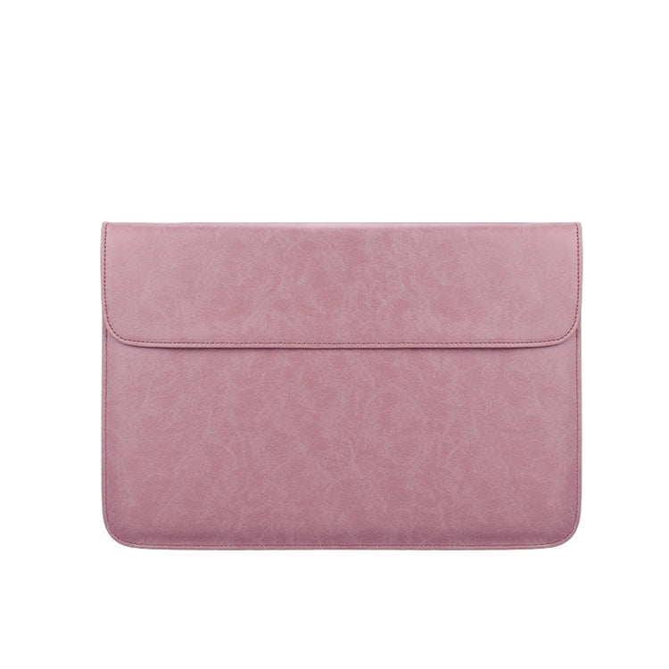 PU01S Bolsa interior para portátil con hebilla magnética invisible horizontal de cuero PU para portátiles de 14,1 pulgadas, 14.1 inch