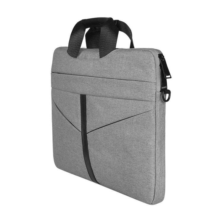 Bolso portátil con cremallera para ordenador portátil, bolso de hombro de negocios a la moda, transpirable, resistente al desgaste, de 14,1 pulgadas, con correa para el hombro, 14.1 inch