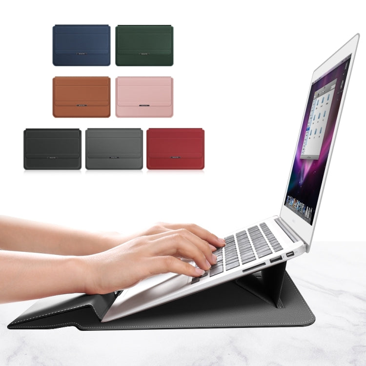 Soporte universal para computadora portátil 4 en 1 Bolsa para computadora portátil con protección impermeable de PU, Tamaño: 17 pulgadas, 17inch