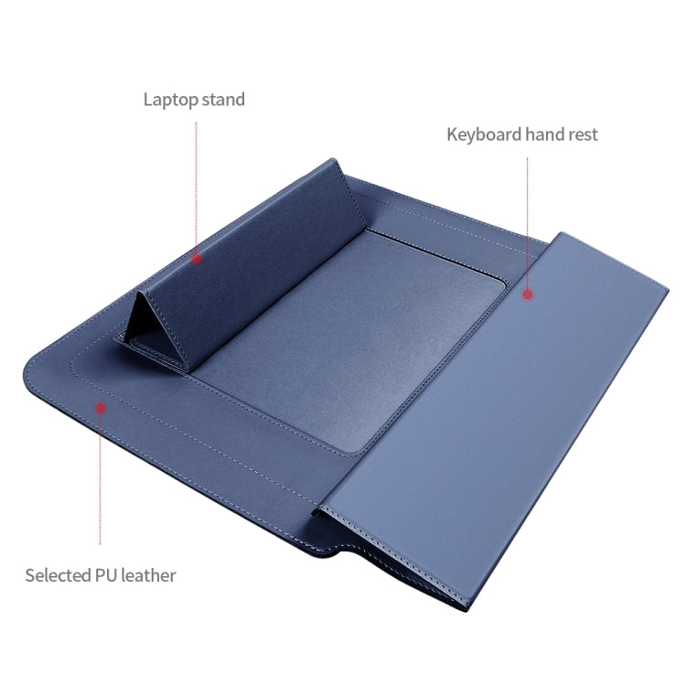 Soporte universal para computadora portátil 4 en 1 Bolsa para computadora portátil con protección impermeable de PU, Tamaño: 17 pulgadas, 17inch