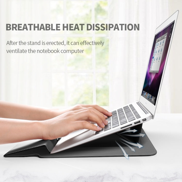 Soporte universal para computadora portátil 4 en 1 Bolsa para computadora portátil con protección impermeable de PU, Tamaño: 17 pulgadas, 17inch