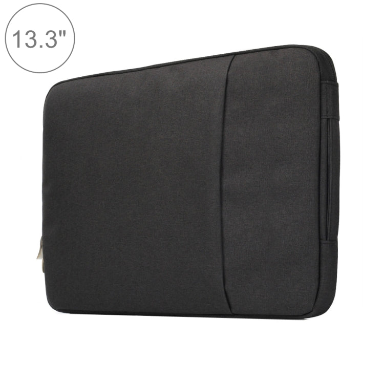 Bolsas de mezclilla suaves y universales para computadora portátil de 13,3 pulgadas, funda para computadora portátil con cremallera portátil para MacBook Air / Pro, Lenovo y otras computadoras portátiles, tamaño: 35,5x26,5x2 cm, 13.3 inch Purple       ...