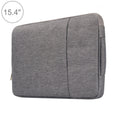 Bolsas de mezclilla suaves y universales para computadora portátil de 15,4 pulgadas, funda para computadora portátil con cremallera portátil para MacBook Air / Pro, Lenovo y otras computadoras portátiles, tamaño: 39,2 x 28,5 x 2 cm, 15.4 inch Purple   ...