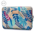 Lisen - Funda de 8,3 pulgadas, diseño de hojas coloridas con cremallera, bolsa de transporte, 8.3 inch
