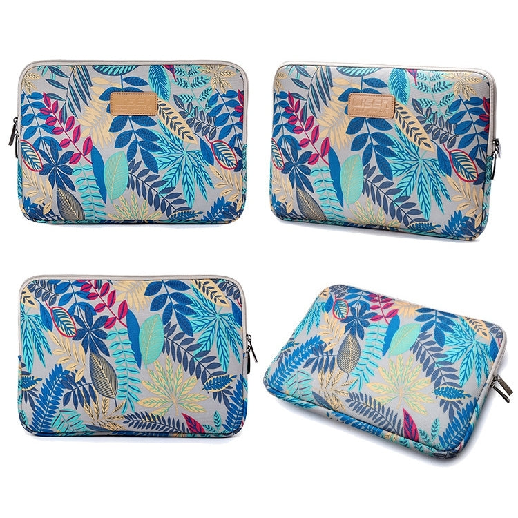 Lisen - Funda de 8,3 pulgadas, diseño de hojas coloridas con cremallera, bolsa de transporte, 8.3 inch