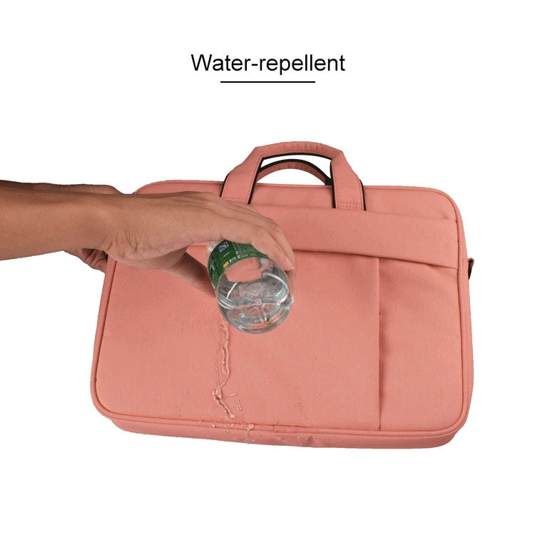 DJ03 Bolso de un solo hombro antirrobo, impermeable, antiarañazos, para portátiles de 15,6 pulgadas, con cinturón para maleta, DJ03 15.6 inch Black, DJ03 15.6 inch Pink, DJ03 15.6 inch Navy Blue