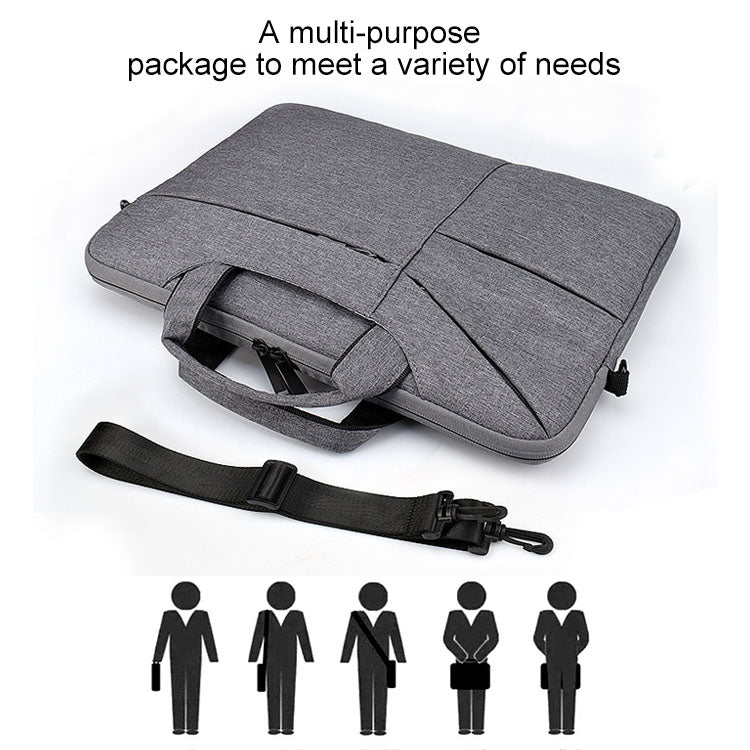ST02S Bolso de un solo hombro con correa portátil oculta resistente al agua y resistente al desgarro para portátiles de 13,3 pulgadas, con cinturón para maleta, ST02S 13.3 inch Black, ST02S 13.3 inch Dark Gray, ST02S 13.3 inch Pink                     ...