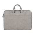 ST06S Bolso de un solo hombro con correa portátil oculta con cremallera de cuero PU resistente al agua para portátiles de 15,6 pulgadas, con varita mágica y cinturón para maleta, ST06S 15.6 inch Dark Gray, ST06S 15.6 inch Pink, ST06S 15.6 inch Light Grey