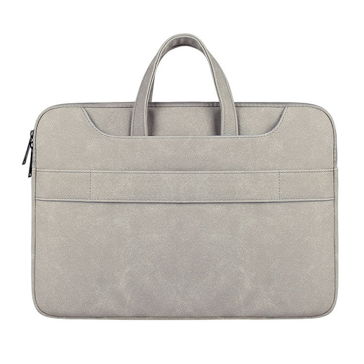 ST06S Bolso de un solo hombro con correa portátil oculta con cremallera de cuero PU resistente al agua para portátiles de 15,6 pulgadas, con varita mágica y cinturón para maleta, ST06S 15.6 inch Dark Gray, ST06S 15.6 inch Pink, ST06S 15.6 inch Light Grey