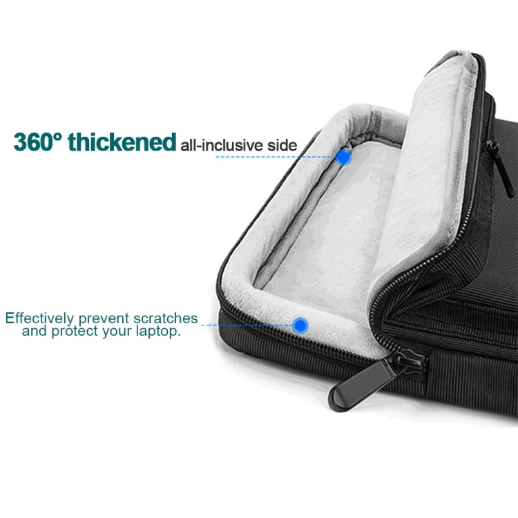 Bolso impermeable de nailon para ordenador portátil de 15 a 15,6 pulgadas con correa para carrito de maletero, 15-15.6 inch