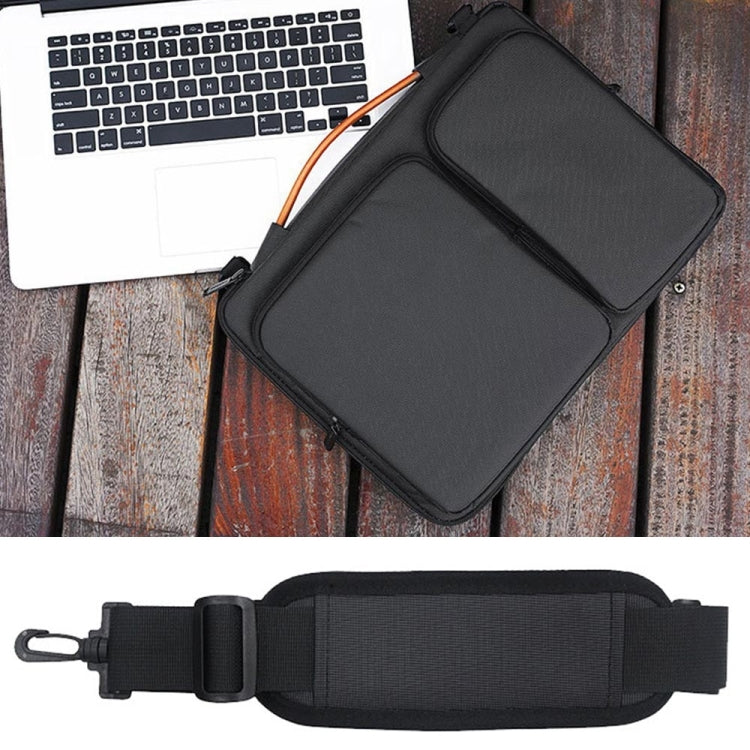 Bolso impermeable de nailon para ordenador portátil de 15 a 15,6 pulgadas con correa para carrito de maletero, 15-15.6 inch