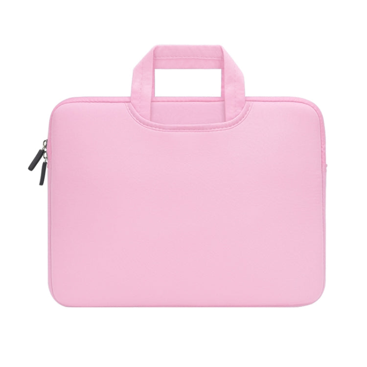 Bolsa portátil permeable al aire de 13,3 pulgadas para MacBook Air / Pro, Lenovo y otras computadoras portátiles, tamaño: 34x25,5x2,5 cm, 13.3 inch Magenta, 13.3 inch Blue, 13.3 inch Grey, 13.3 inch Green, 13.3 inch Pink, 13.3 inch Black