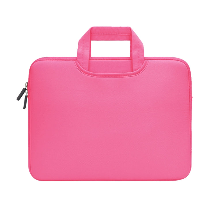 Bolsa portátil permeable al aire de 13,3 pulgadas para MacBook Air / Pro, Lenovo y otras computadoras portátiles, tamaño: 34x25,5x2,5 cm, 13.3 inch Magenta, 13.3 inch Blue, 13.3 inch Grey, 13.3 inch Green, 13.3 inch Pink, 13.3 inch Black