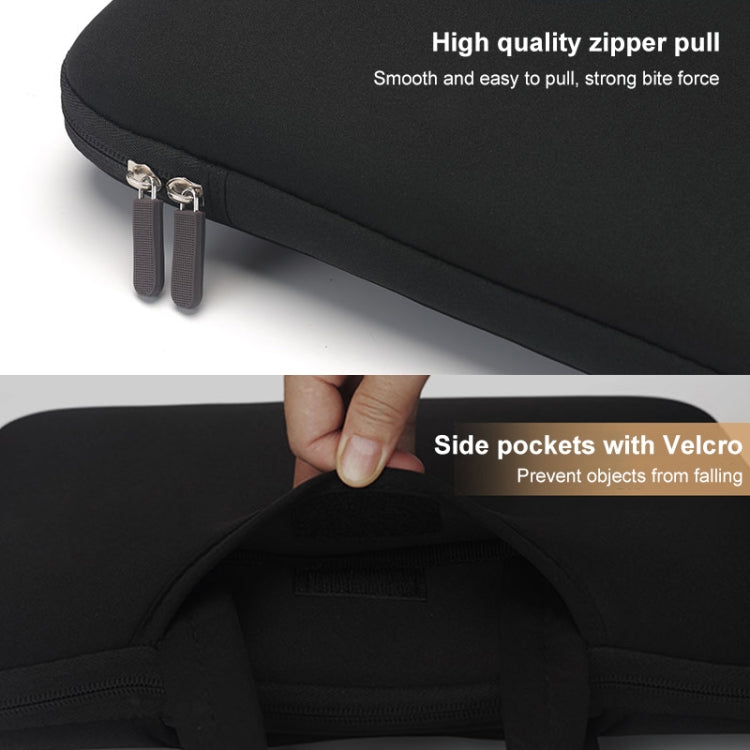 Bolsa portátil permeable al aire de 13,3 pulgadas para MacBook Air / Pro, Lenovo y otras computadoras portátiles, tamaño: 34x25,5x2,5 cm, 13.3 inch Magenta, 13.3 inch Blue, 13.3 inch Grey, 13.3 inch Green, 13.3 inch Pink, 13.3 inch Black