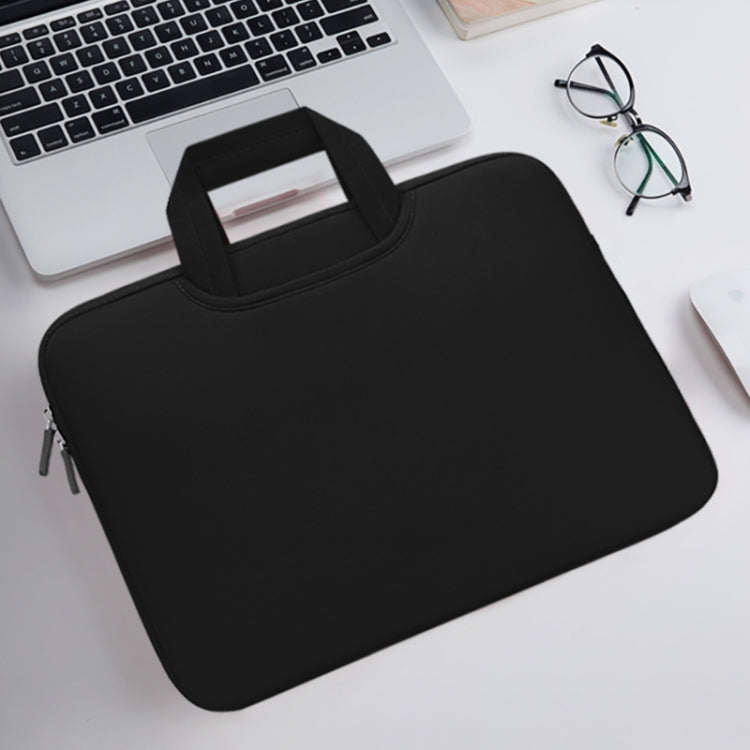 Bolsa portátil permeable al aire de 13,3 pulgadas para MacBook Air / Pro, Lenovo y otras computadoras portátiles, tamaño: 34x25,5x2,5 cm, 13.3 inch Magenta, 13.3 inch Blue, 13.3 inch Grey, 13.3 inch Green, 13.3 inch Pink, 13.3 inch Black