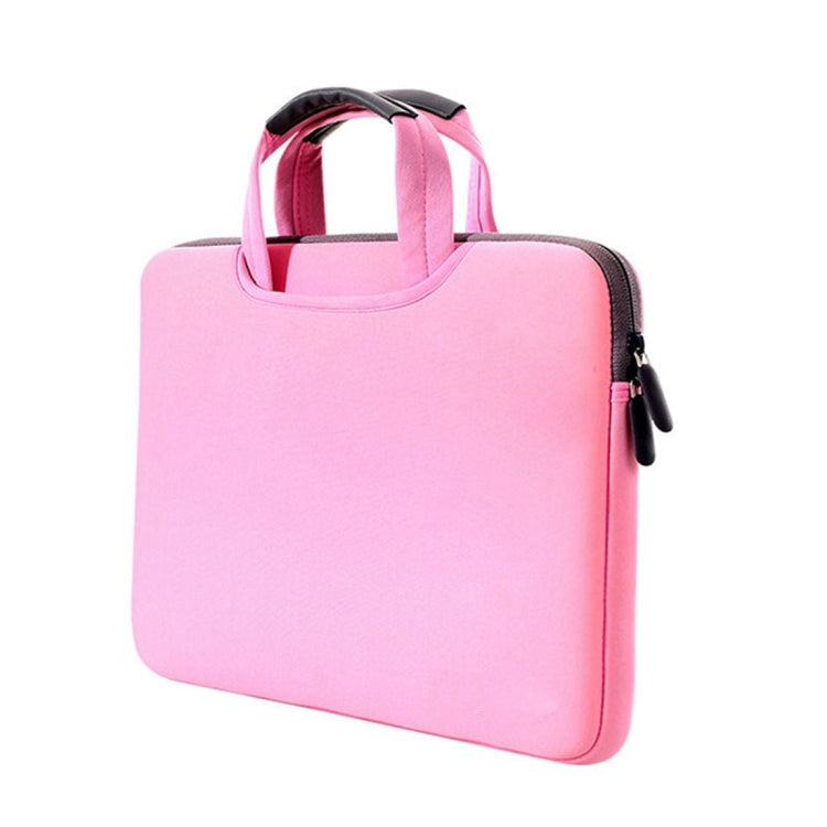 Bolsa portátil permeable al aire de 15,4 pulgadas para MacBook Air / Pro, Lenovo y otras computadoras portátiles, tamaño: 38x27,5x3,5 cm, 15.4 inch Magenta, 15.4 inch Blue, 15.4 inch Grey, 15.4 inch Green, 15.4 inch Pink, 15.4 inch Black