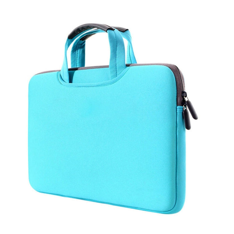 Bolsa portátil permeable al aire de 15,4 pulgadas para MacBook Air / Pro, Lenovo y otras computadoras portátiles, tamaño: 38x27,5x3,5 cm, 15.4 inch Magenta, 15.4 inch Blue, 15.4 inch Grey, 15.4 inch Green, 15.4 inch Pink, 15.4 inch Black