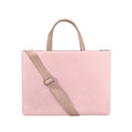Bolso cruzado impermeable para ordenador portátil de PU para portátiles de 13,3 pulgadas, 13.3 inch (Pink), 13.3 inch (White)