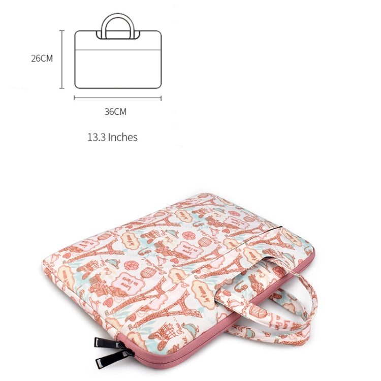 ST01DZ Bolso impermeable de lona para portátiles de 13,3 pulgadas