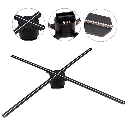 Cartelera 3D con pantalla inteligente holográfica Dsee-65H, control de aplicación WiFi, resolución de pantalla: 720 x 720 píxeles, diámetro: 65 cm, Dsee-65H