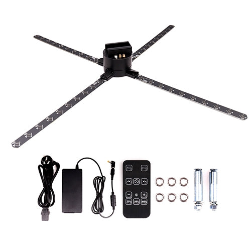 Cartelera 3D con pantalla inteligente holográfica Dsee-65H, control de aplicación WiFi, resolución de pantalla: 720 x 720 píxeles, diámetro: 65 cm, Dsee-65H
