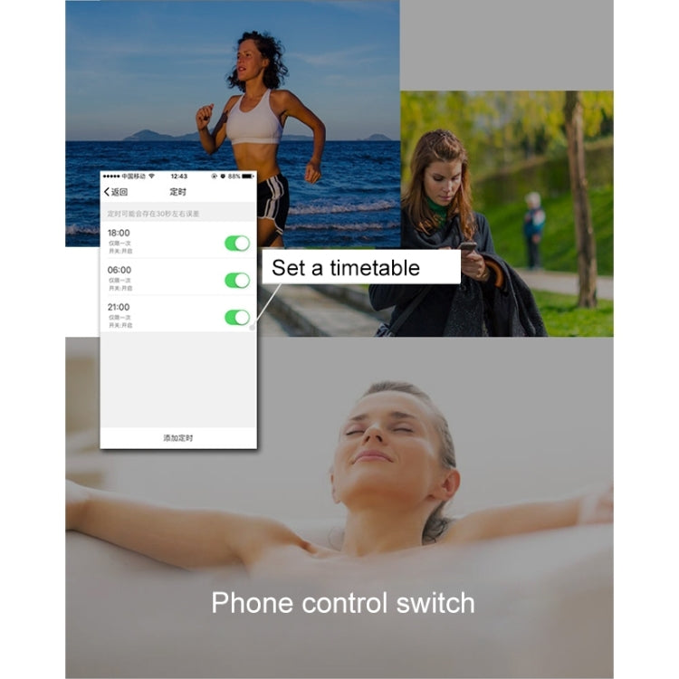 10A WiFi 2,4 GHz APP Control remoto sincronización enchufe inteligente funciona con Alexa y Google Home, CA 110-250 V, enchufe de EE. UU.