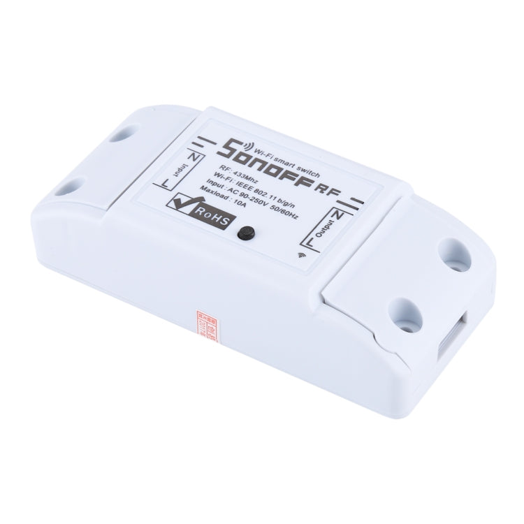Sonoff 433MHz DIY WiFi Módulo de temporizador de Control remoto inalámbrico inteligente interruptor de alimentación para hogar inteligente, compatible con iOS y Android, 433MHz