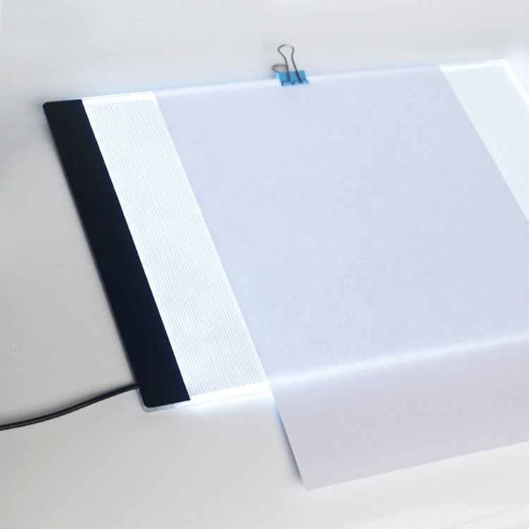 Tablero de copia de caja de luz de rastreo Artcraft LED USB portátil ultrafino de tamaño A4 para artistas que dibujan bocetos, animación y visualización de rayos X, No Brightness Control