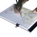 Caja de luz de rastreo Artcraft LED USB portátil ultradelgada de tamaño A4 Control de brillo del tablero de copia para artistas que dibujan bocetos, animación y visualización de rayos X, Brightness Control No Charger