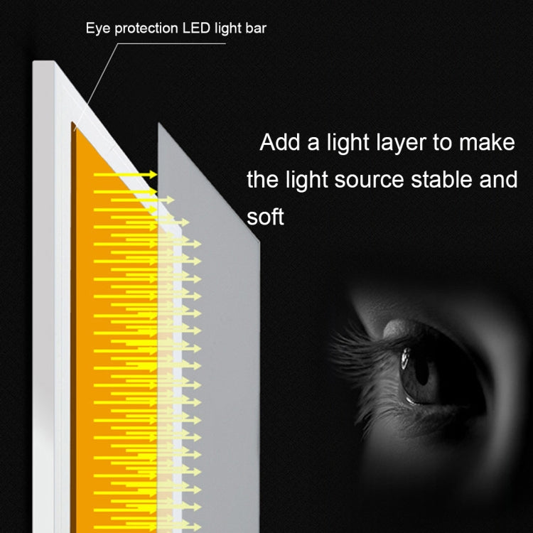 Caja de luz de rastreo Artcraft LED USB portátil ultradelgada de tamaño A4 Control de brillo del tablero de copia para artistas que dibujan bocetos, animación y visualización de rayos X, Brightness Control