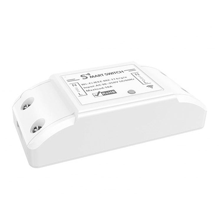 El módulo de control remoto inalámbrico del interruptor inteligente WiFi de un solo canal 10A funciona con Alexa y Google Home, CA 90-250 V