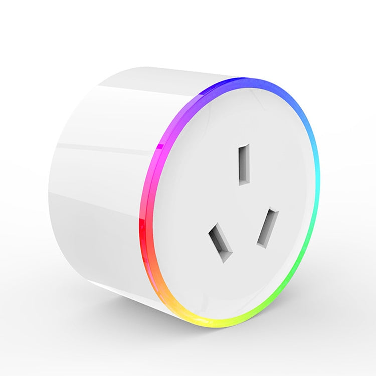 Enchufe inteligente con Control remoto WiFi, luz de escena RGB de 10A, funciona con Alexa, Google Home e IFTTT, CA 100-240V, enchufe AU, XS-A17