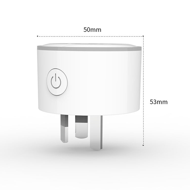 Enchufe inteligente con Control remoto WiFi, luz de escena RGB de 10A, funciona con Alexa, Google Home e IFTTT, CA 100-240V, enchufe AU, XS-A17