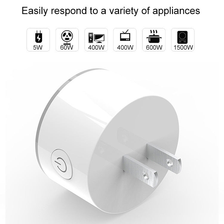 El enchufe inteligente con Control remoto WiFi con luz de escena RGB de 10A funciona con Alexa, Google Home e IFTTT, CA 100-240V, enchufe JP, XS-A18