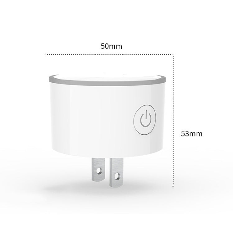 El enchufe inteligente con Control remoto WiFi con luz de escena RGB de 10A funciona con Alexa, Google Home e IFTTT, CA 100-240V, enchufe JP, XS-A18