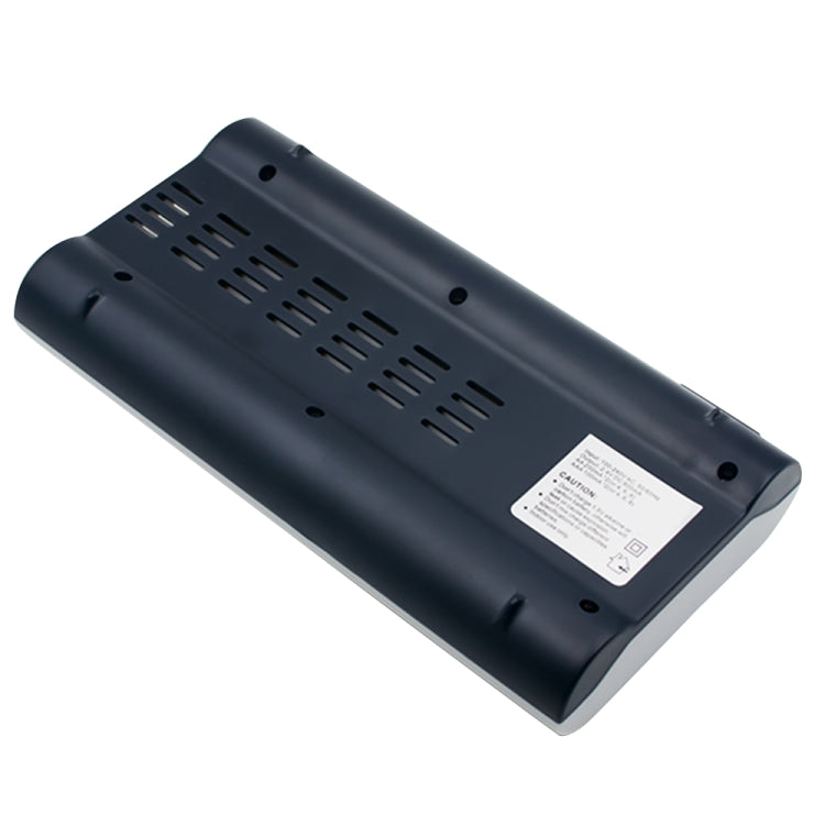 Cargador de batería de 8 ranuras 100-240V para pilas AA y AAA, enchufe de EE. UU.