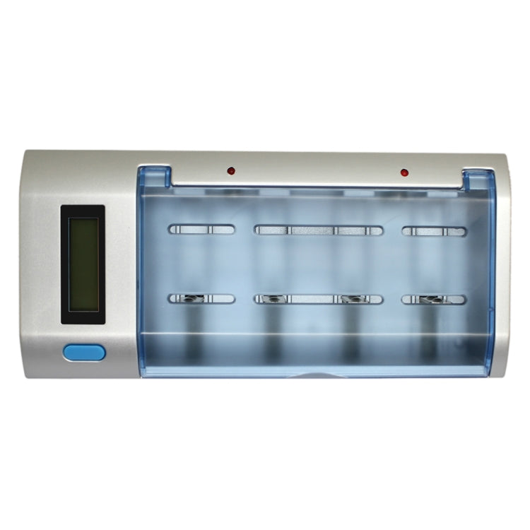 Cargador de batería de 4 ranuras CA 100-240V para baterías de tamaño AA, AAA y C/D, con pantalla LCD, enchufe AU