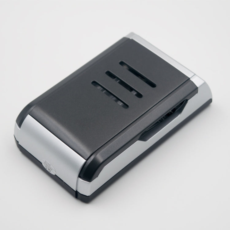 Cargador de batería de 4 ranuras CA 100-240V para pilas AA y AAA, con pantalla LCD, enchufe UE