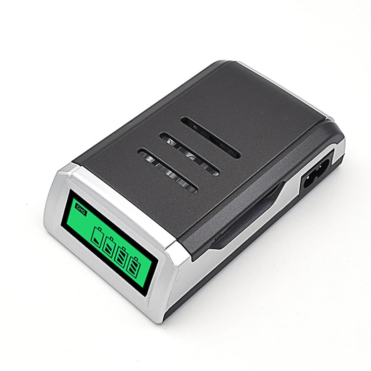 Cargador de batería de 4 ranuras CA 100-240V para pilas AA y AAA, con pantalla LCD, enchufe AU