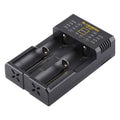 Cargador de batería inteligente N2 PLUS Micro USB con luz indicadora para batería IMR/Li-on 26650, 18650,18500, 14500, 16340(RCR123) o batería AA, AAA, AAAA, C Ni-MH/Ni-Cd