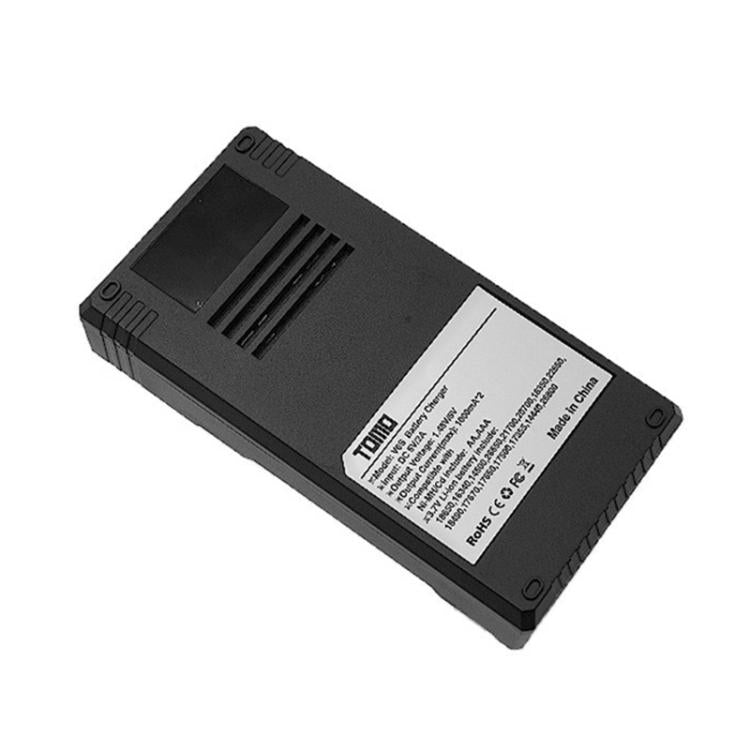 TOMO V6-2 Cargador de batería inteligente USB con luz indicadora para batería de iones de litio 18650/18500/17650/16340/14500/10500/batería AA/AAA, TOMO V6-2